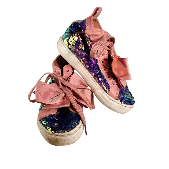 Jojo Siwa Sequin Bowtie Hightops - Picture 1 of 12